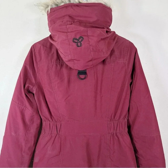 Aritzia Tna Mid Length Bancroft  Goose Down Parka In Red - Picture 14 of 16